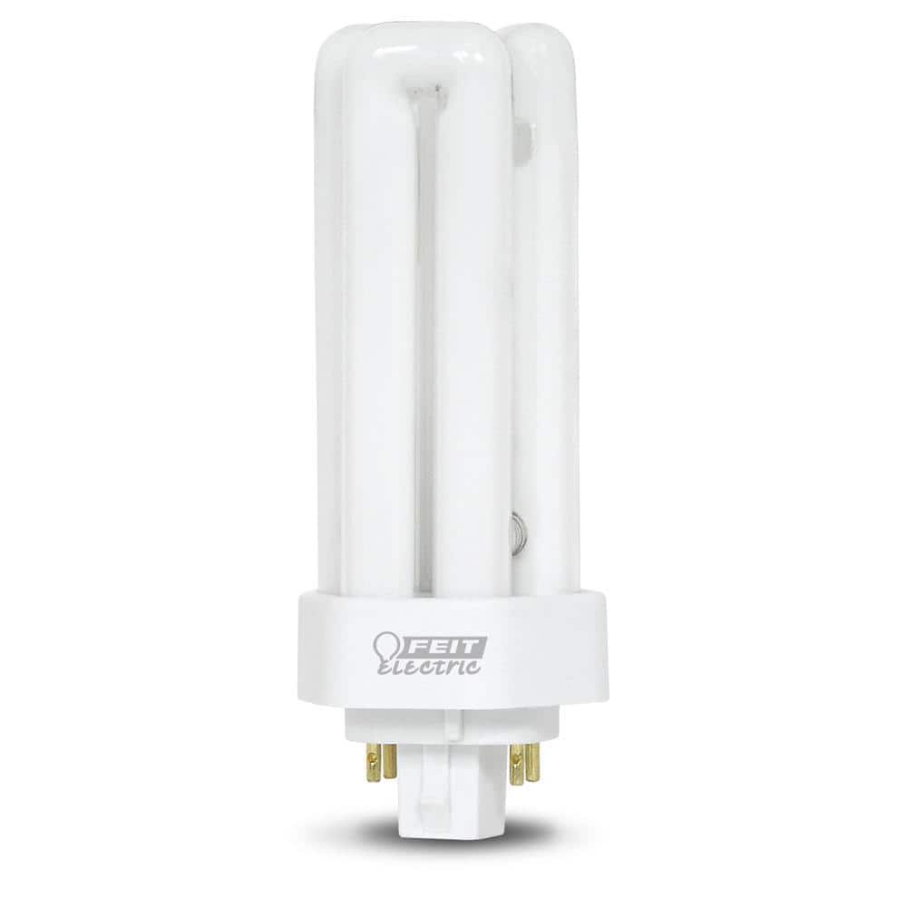 18-Watt Equivalent PL CFLNI Triple Tube 4-Pin GX24Q-2 Base Compact Fluorescent CFL Light Bulb, Soft White 2700K (1-Pack) price history on PriceWatchPro