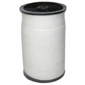 1/4 in. x 1000 ft. Hollow Braid Polypro Rope in White