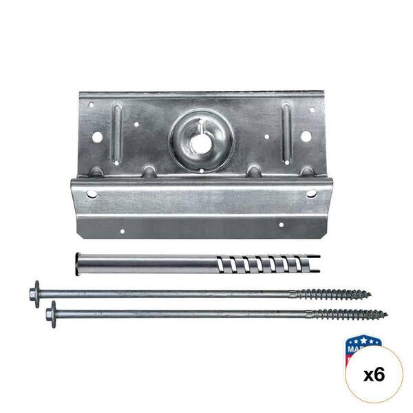 MAX Galvanized Brick Veneer Ledger Connector