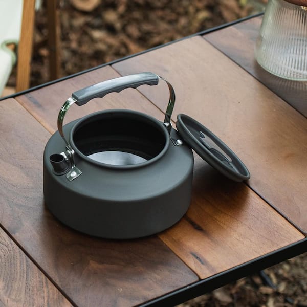 Wudkey 0.9 qt. Portable Camping Kettle, Hard-Anodized Aluminum Wudkey 0.9 qt. Portable Camping Kettle, Hard-Anodized Aluminum