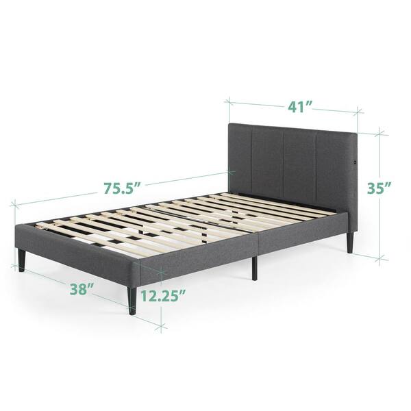 King size bed frame deals with usb ports