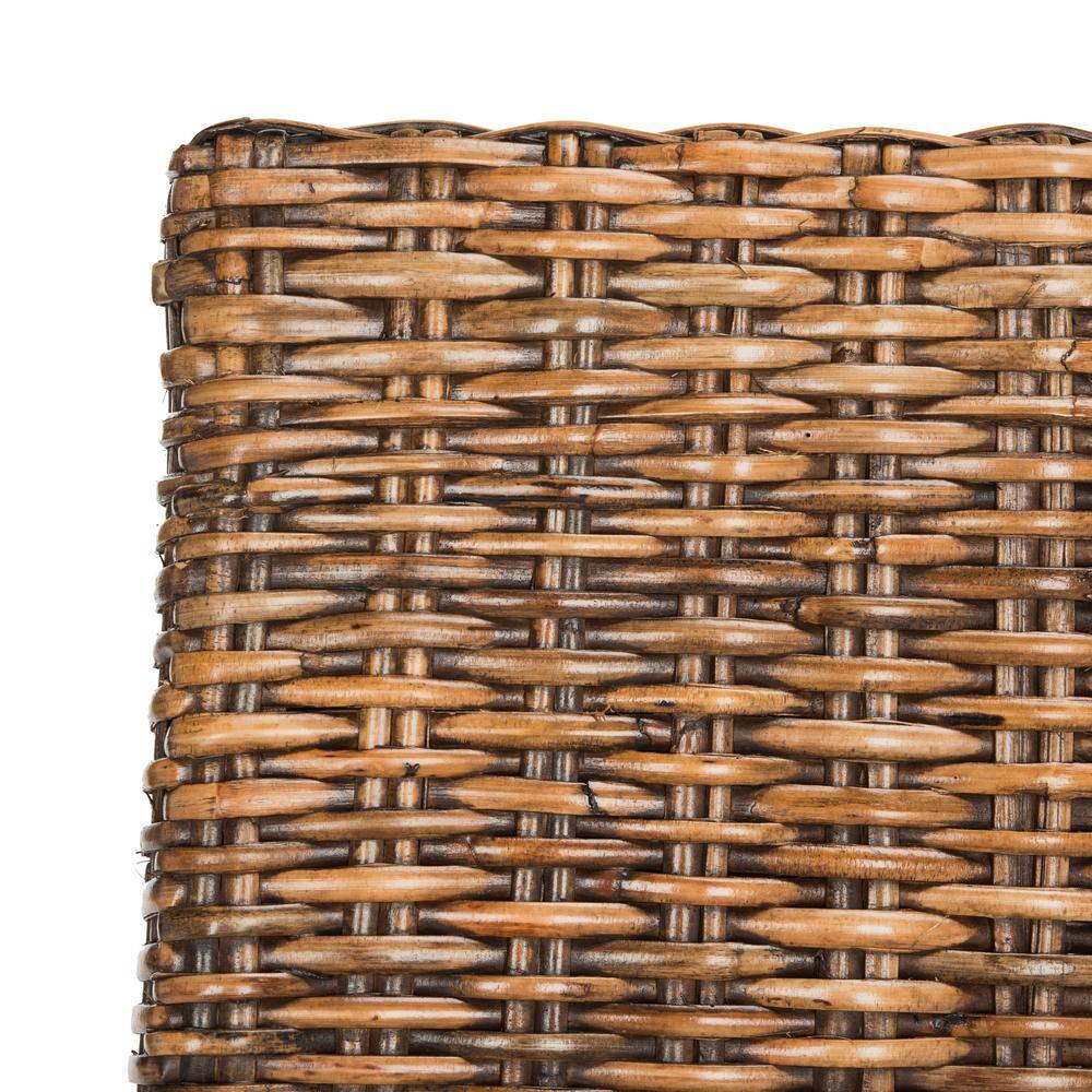 Sanibel High Back Brown Wood and Cane Side Chair