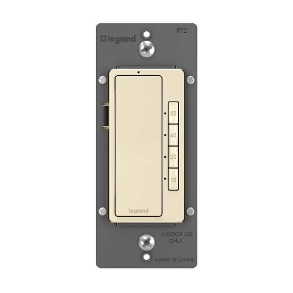 radiant 4 Button 60-Minutes, 40-Minutes, 20-Minutes, 10-Minutes Indoor Digital Countdown Timer, Light Almond