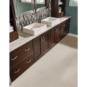 Take Home Tile Sample - Marmo Blanco 4 in. x 4 in. Polished Porcelain Floor and Wall Tile