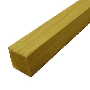 Hardwood Squares (Common: 3/4 in. x 3/4 in. x 4 ft.; Actual: 0.75 in. x 0.75 in. x 48 in.)