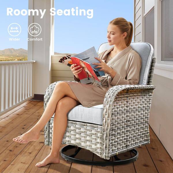 XIZZI Scorpio 8-Piece Wicker Patio Conversation Seating Sofa