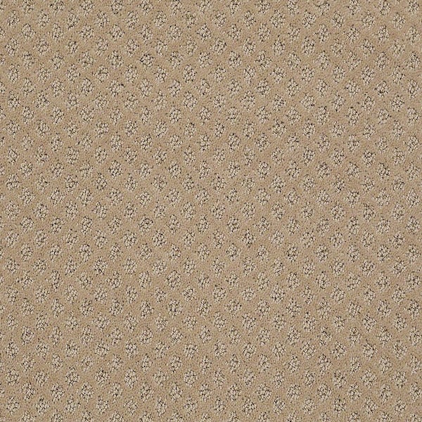 Lifeproof Crown - Antelope - Brown 42.1 oz. Nylon Pattern Installed Carpet