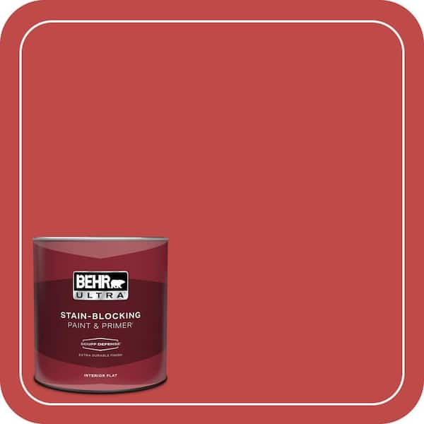 BEHR ULTRA 1 qt. #P160-6 Intrigue Extra Durable Flat Interior Paint & Primer