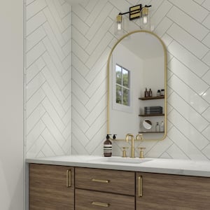 Daltile Restore 3 in. x 6 in. Ceramic Bright White Subway Tile