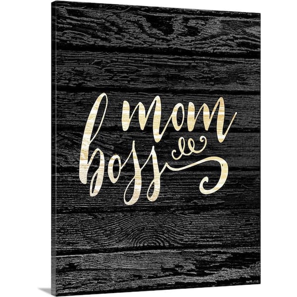 GreatBigCanvas 16 in. x 20 in. "Mom Boss" by Tara Moss Canvas Wall Art