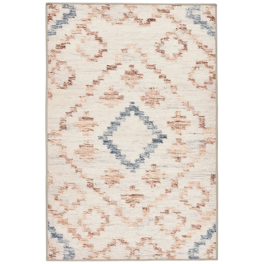 Jelly Roll Machine Washable Sky 4 ft. x 6 ft. Indoor Area Rug price history on PriceWatchPro
