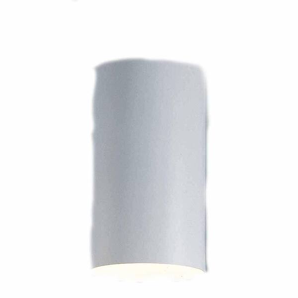 Filament Design Lenor 1-Light White Incandescent Wall Flush Mount Light