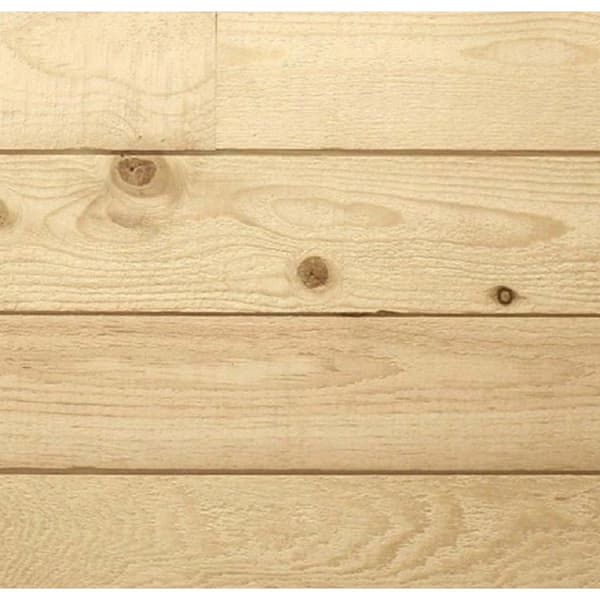 1 in. x 6 in. x 12 ft. #2 and Better Resawn Shiplap Pine Paneling