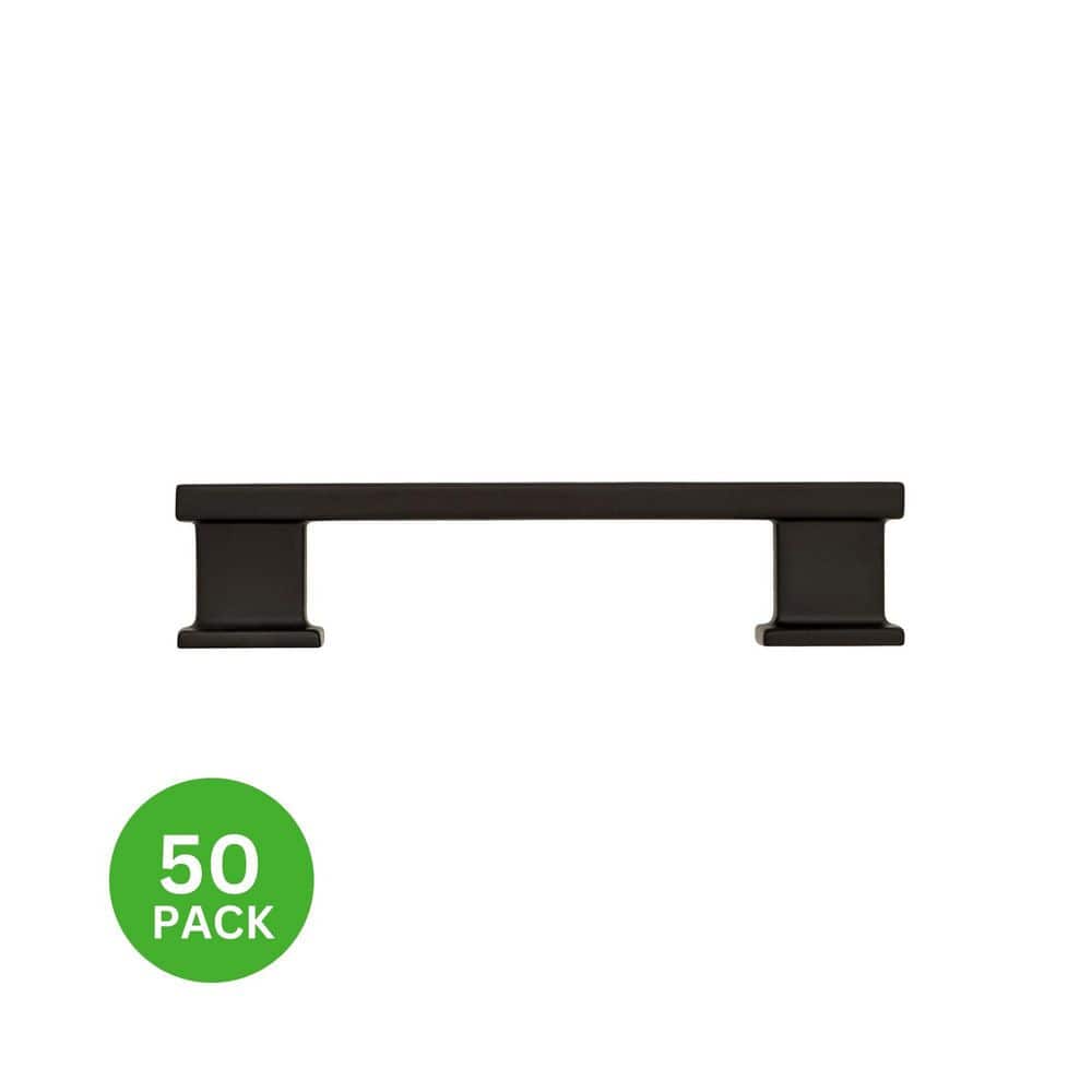 50-Pack High Desert 3-3/4 in. (96 mm) Center-to-Center Classic Matte Black Bar Drawer Pull price history on PriceWatchPro