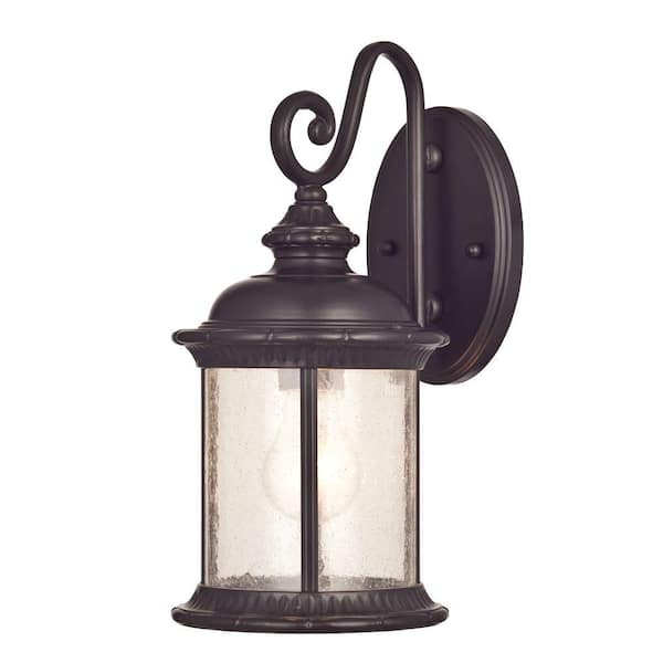 Westinghouse New Haven Wall-Mount 1-Light Outdoor Oil Rubbed Bronze Wall Lantern Sconce