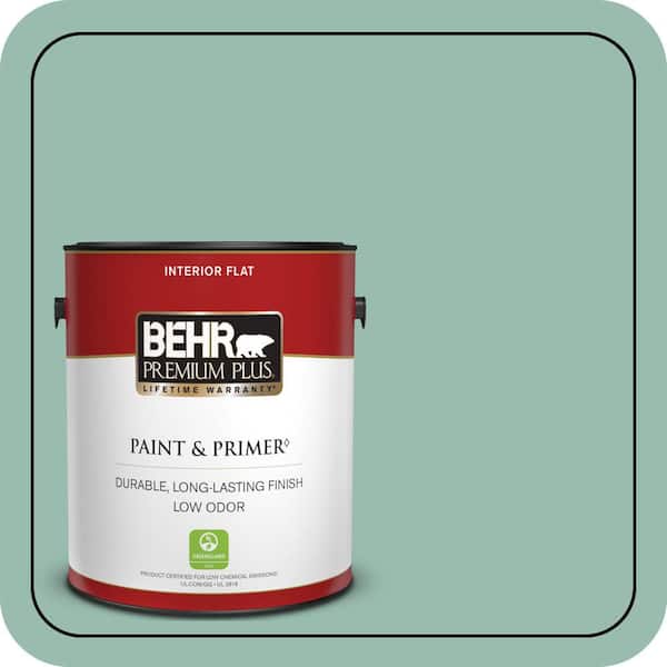 BEHR PREMIUM PLUS 1 gal. #M430-4 Sunstone Flat Low Odor Interior Paint & Primer