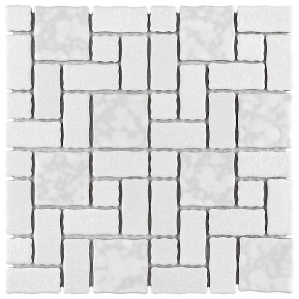 PH PandaHall White Mosaic Tiles for Crafts Bulk Irregular Ceramic