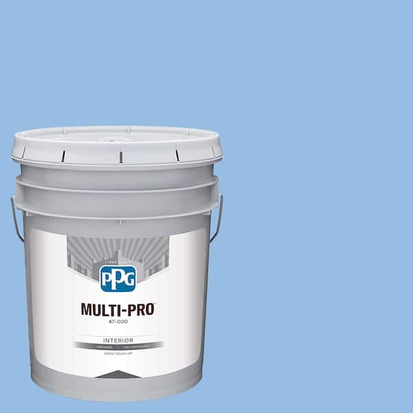 5 gal. PPG1242-3 Viva La Bleu Semi-Gloss Interior Paint
