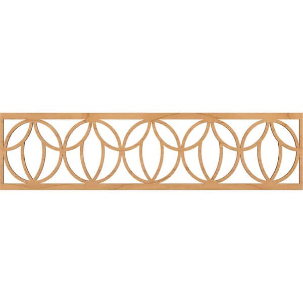Ekena Millwork Shoshoni Fretwork 0.25 in. D x 47 in. W x 12 in. L Maple Wood Panel Moulding