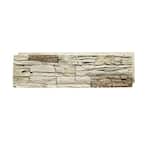 12 in. x 42 in. Stacked Stone Vanilla Bean Faux Stone Siding Panel