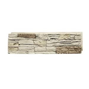 42 in. W x 12 in. L Vanilla Bean Faux Stone Panel Siding