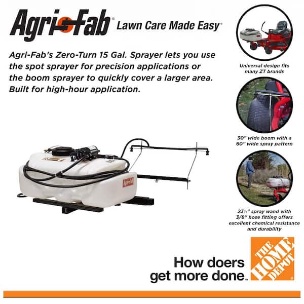 15 Gal. Zero Turn Sprayer with Boom