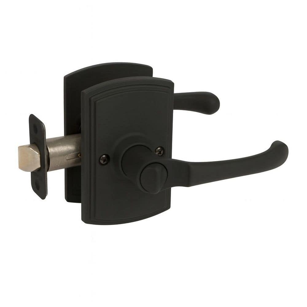 Italian Collection Artino Black Bed/Bath Door Handle