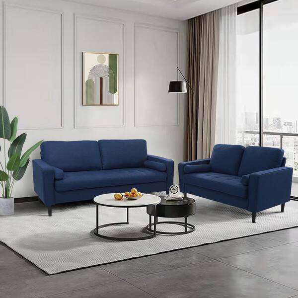 Living Room Set Navy Blue W0525s01555