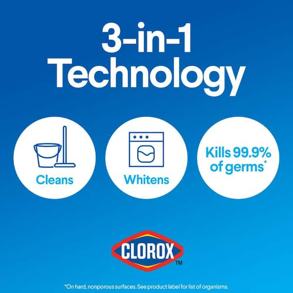 Clorox 81 oz. Concentrated Regular Disinfecting Liquid Bleach Cleaner  4460032263 - The Home Depot