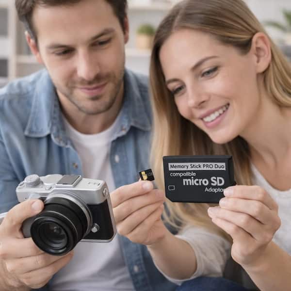 SANOXY Single slot MicroSDHC, Micro SD to Memory Stick Pro Duo