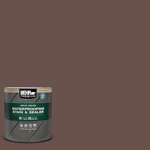 1 qt. #SC-111 Wood Chip Solid Color Waterproofing Exterior Wood Stain and Sealer