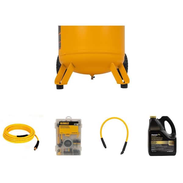 30 Gal. Air Compressor, Hose, Accessory Kit, Whip Hose, Oil Combo
