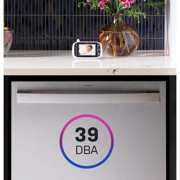 GE - Profile 24 in. Built-In Top Control Dishwasher in Fingerprint Resistant Stainless w/ Stainless Tub, UltraFresh, 39 dBA