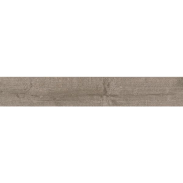 Daltile Vicinity Gray Brown Matte 6 in. x 36 in. Glazed Porcelain Floor and Wall Tile (13.05 sq. ft./Case)