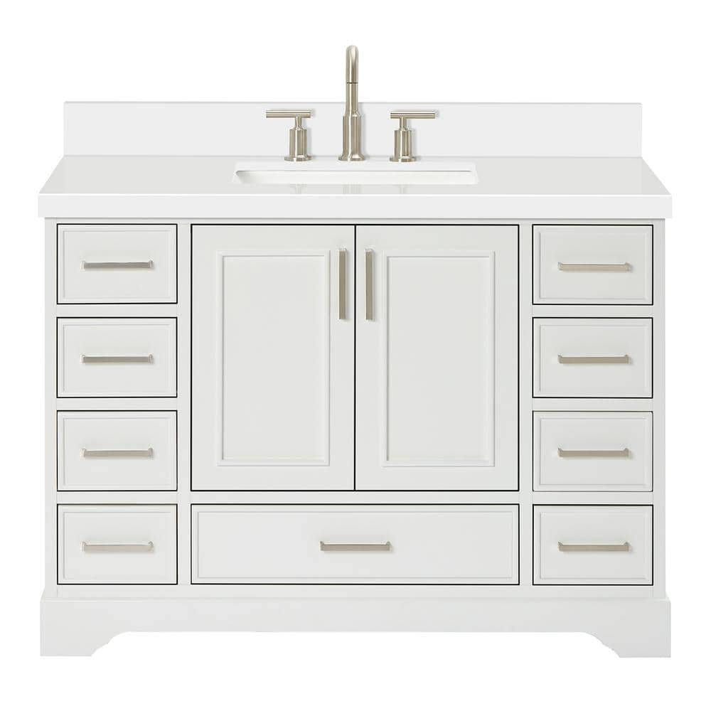 ARIEL Stafford 49 In. W X 22 In. D X 36 In. H Single Sink Freestanding ...