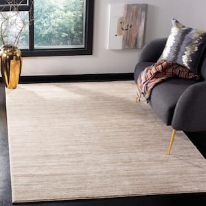 Vision Cream 4 ft. x 6 ft. Solid Area Rug