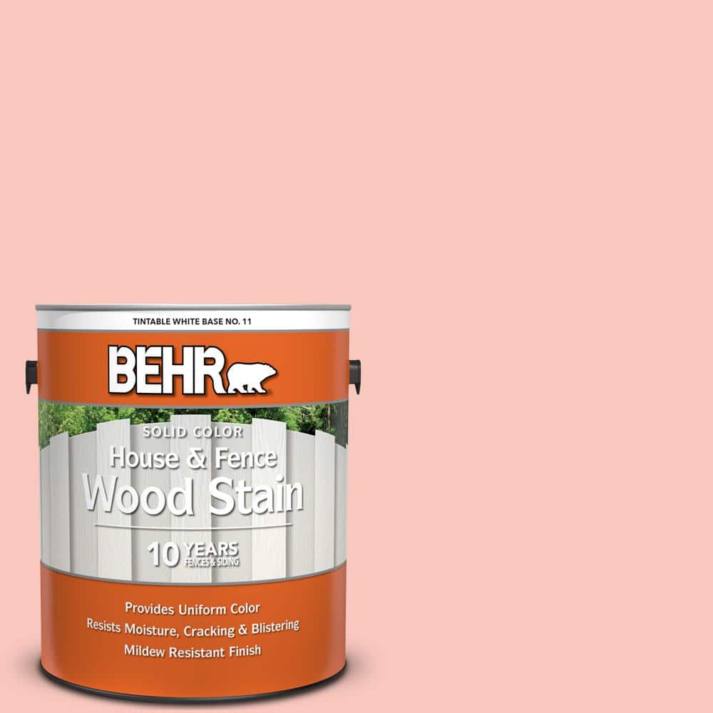 1 gal. #P180-2 Sherbet Fruit Solid Color House and Fence Exterior Wood Stai