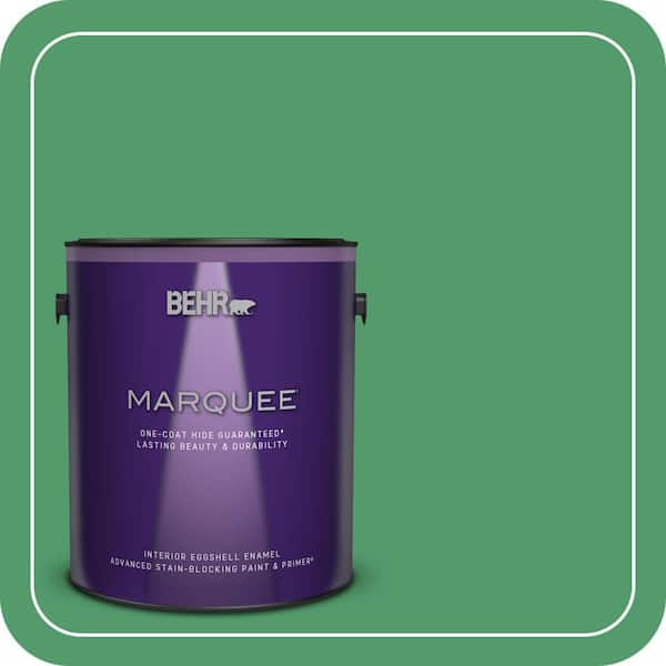 BEHR MARQUEE 1 gal. #P410-6 Solitary Tree Eggshell Enamel Interior Paint & Primer
