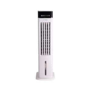 3-in-1 3-Speed Portable Evaporative Cooler Fan Humidifier with Remote Control and 11 Gal. Water Tank