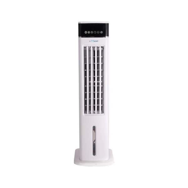 Tidoin 3-in-1 3-Speed Portable Evaporative Cooler Fan Humidifier with Remote Control and 11 Gal. Water Tank