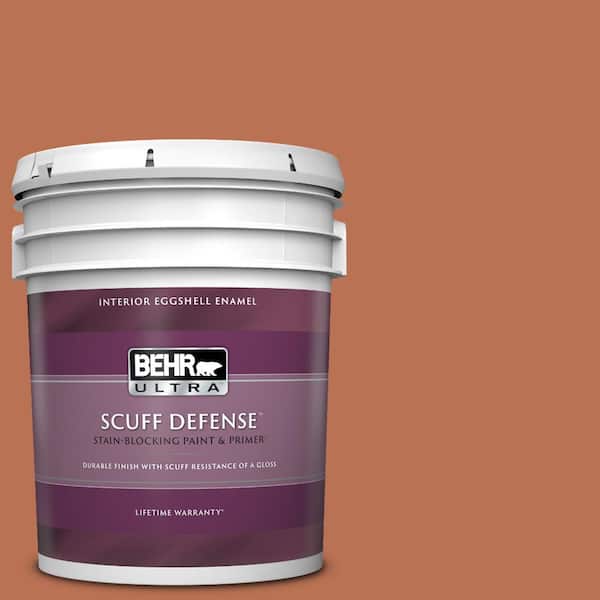 BEHR ULTRA 5 gal. #230D-6 Iced Tea Extra Durable Eggshell Enamel Interior Paint & Primer