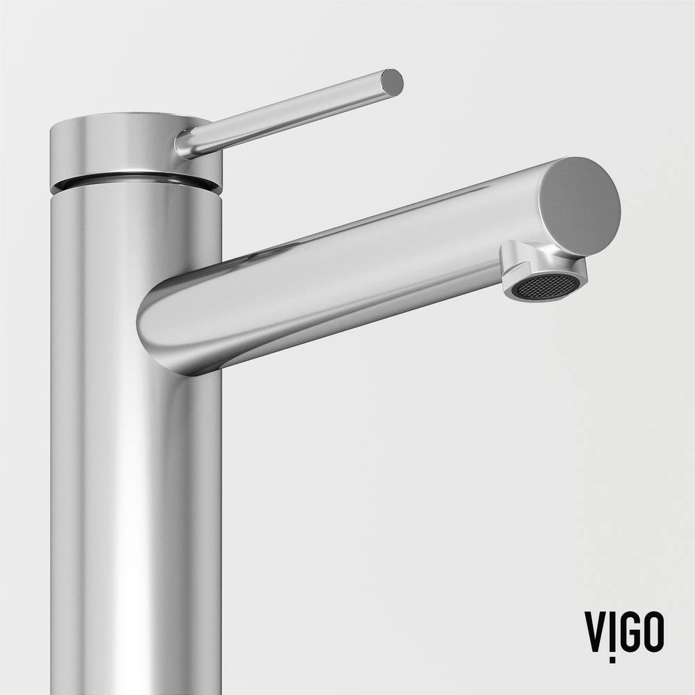 Jewel 11" Chrome Single Handle Vessel Bathroom Faucet