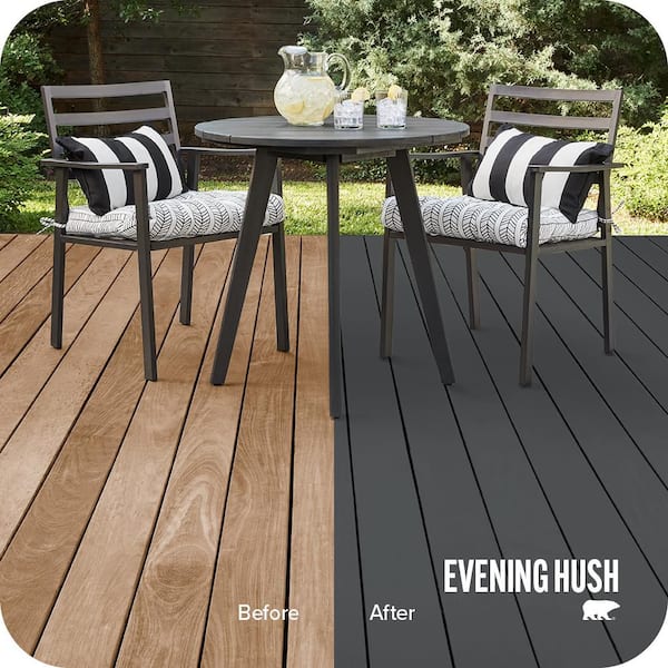 5 gal. #770F-6 Evening Hush Solid Color Waterproofing Exterior Wood Stain