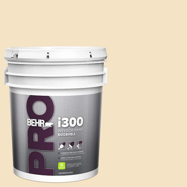 5 gal. #PPU6-10 Cream Puff Eggshell Interior Paint