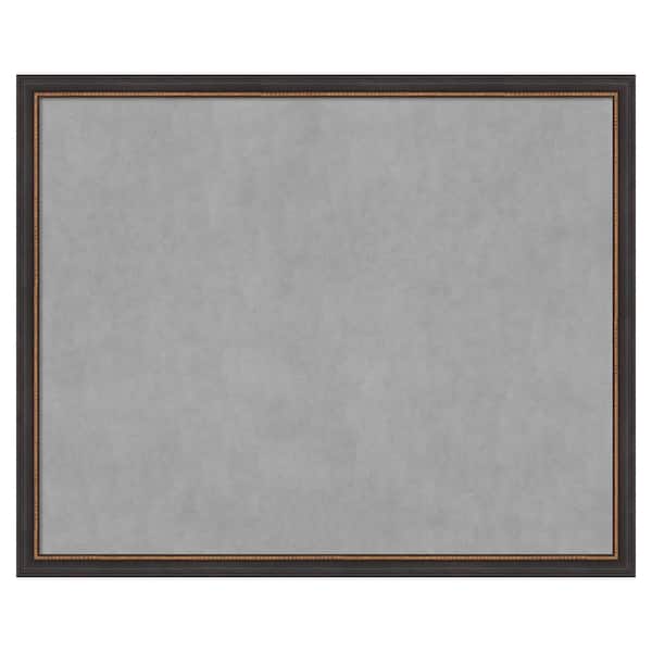 Amanti Art Ashton Black 43 in. x 35 in. Framed Magnetic Board