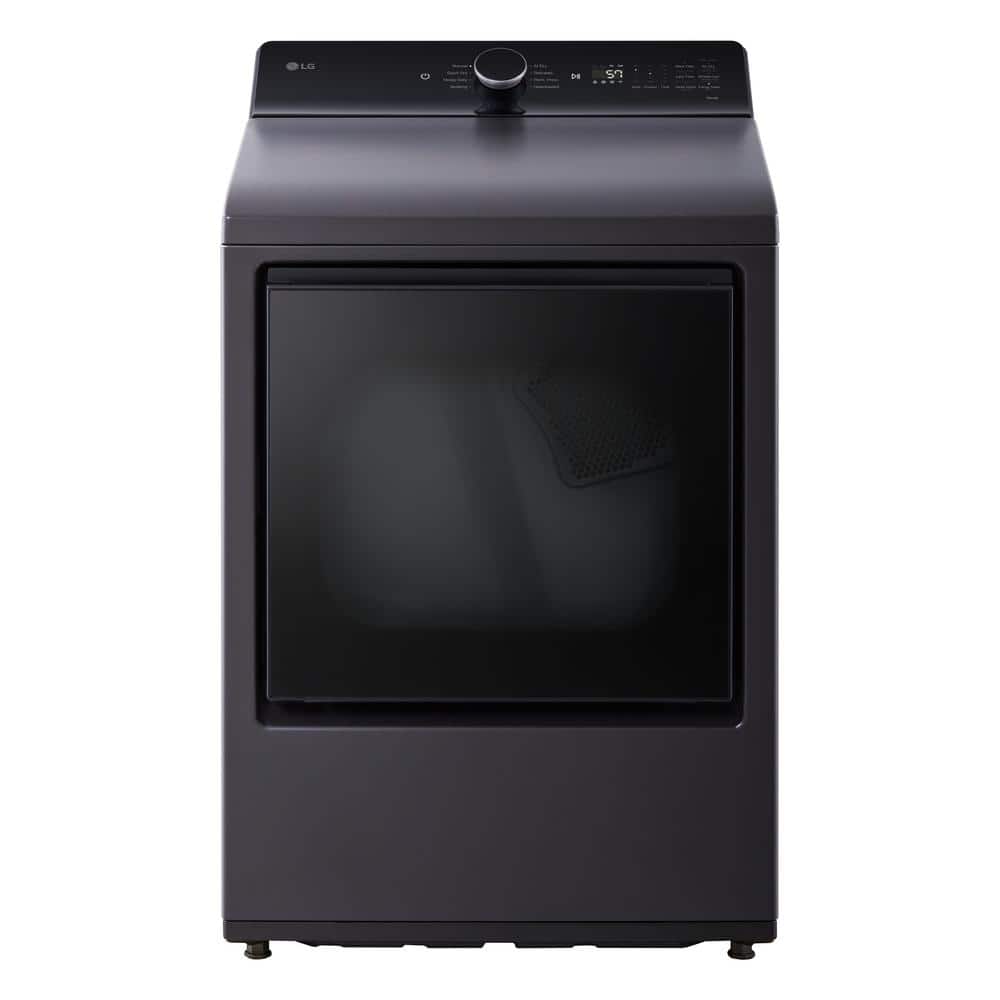 7.3 cu. ft. Vented SMART Gas Dryer in Matte Black with EasyLoad Door and Sensor Dry Technology