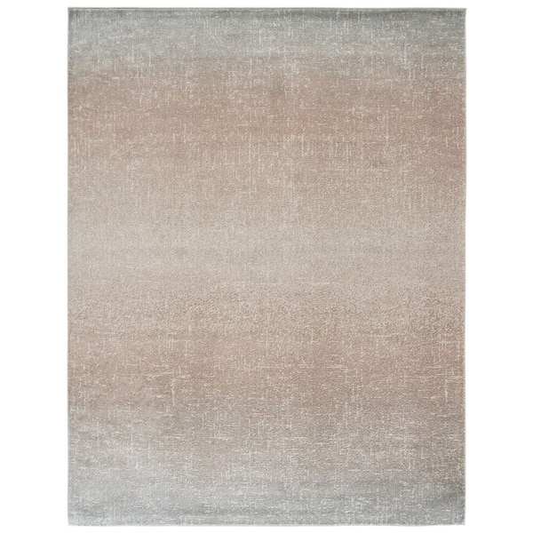 Madison 8 ft. x 10 ft. Gray Ombre Area Rug