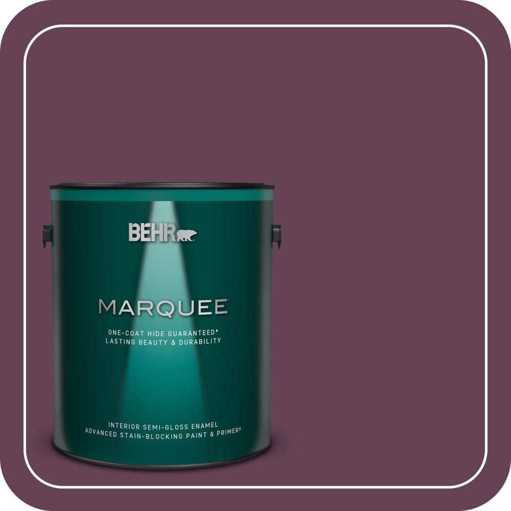 1 gal. #S-G-690 Delicious Berry Semi-Gloss Enamel Interior Paint & Primer price history on PriceWatchPro