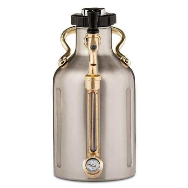 GrowlerWerks uKeg 64 oz. Stainless Steel Carbonated Growler