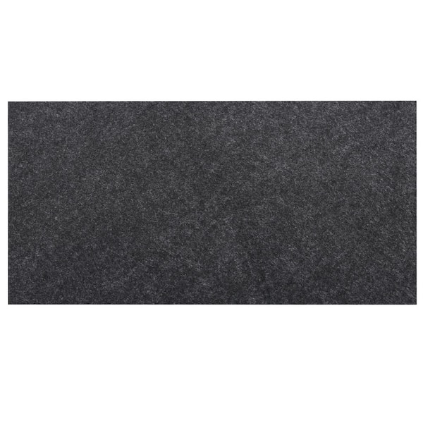 8.3 ft. W x 7.3 ft. L Black Polyester Multi-Purpose Garage Floor Mat, Absorbent Oil Pad, Premium Maintenance Mat